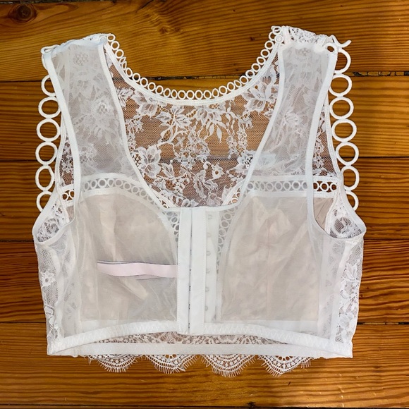 VS Wildheart Bra Top - Coco White Large - Picture 2 of 4